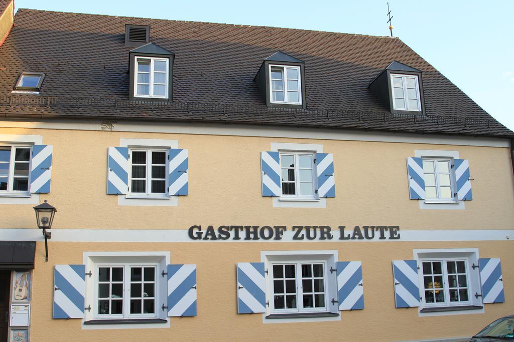 Hotel Garni Zur Laute 민델하임 외부 사진