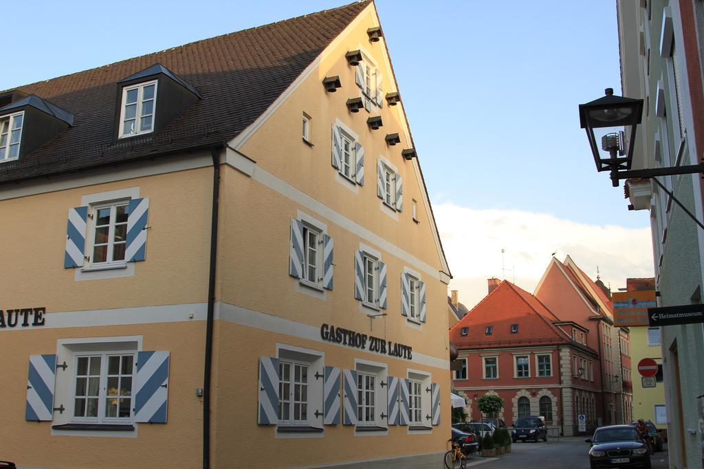 Hotel Garni Zur Laute 민델하임 외부 사진