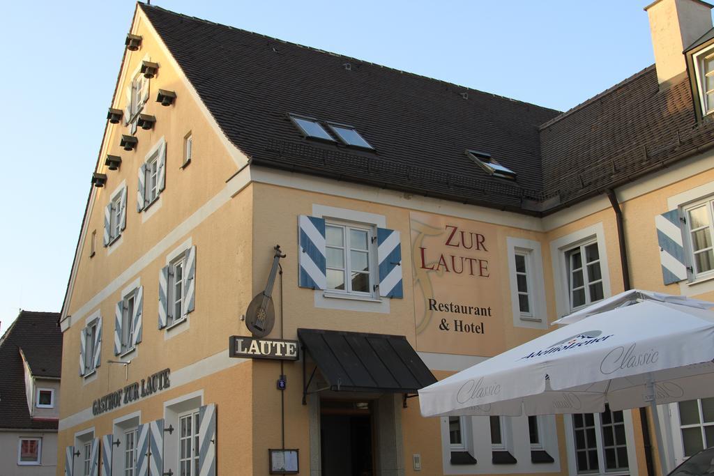 Hotel Garni Zur Laute 민델하임 외부 사진