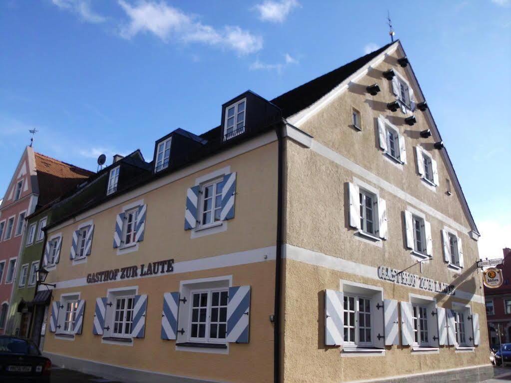 Hotel Garni Zur Laute 민델하임 외부 사진